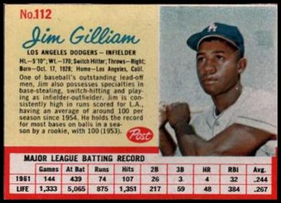 112 Jim Gilliam